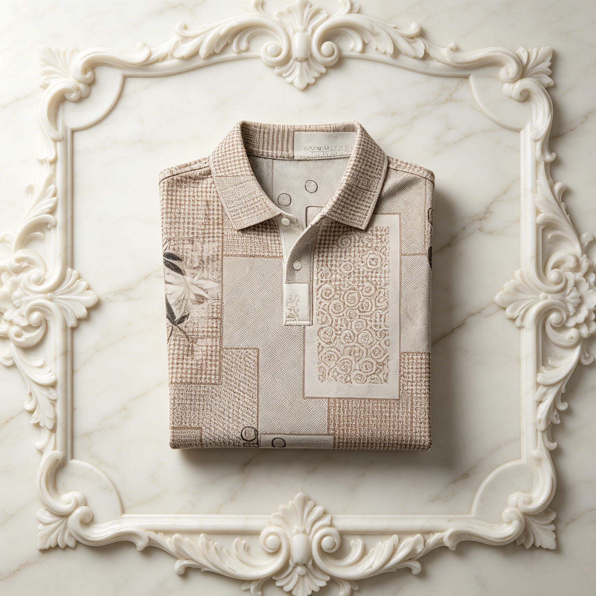 Men's Business Button-Down Short Sleeve Polo Shirt