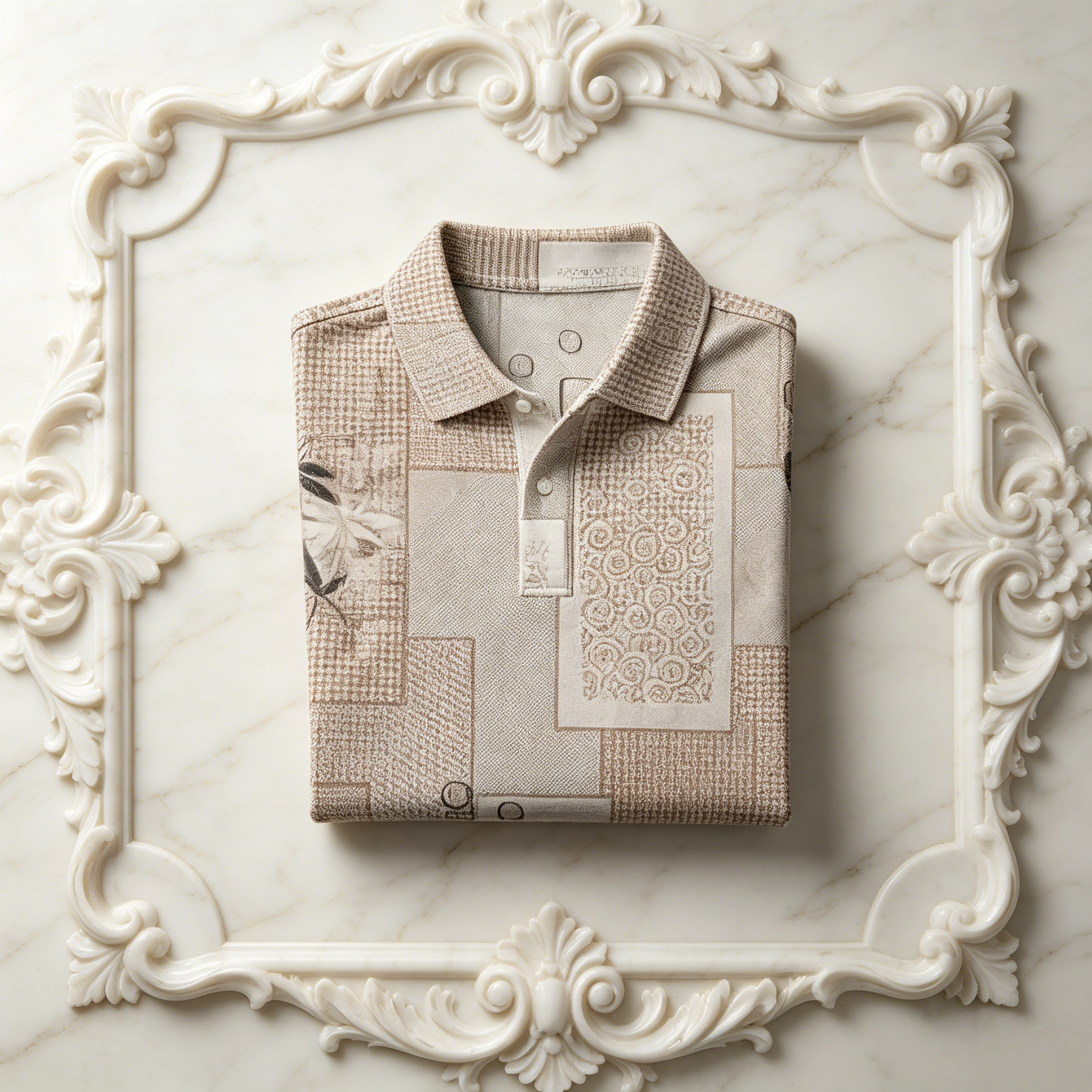 Men's Business Button-Down Short Sleeve Polo Shirt