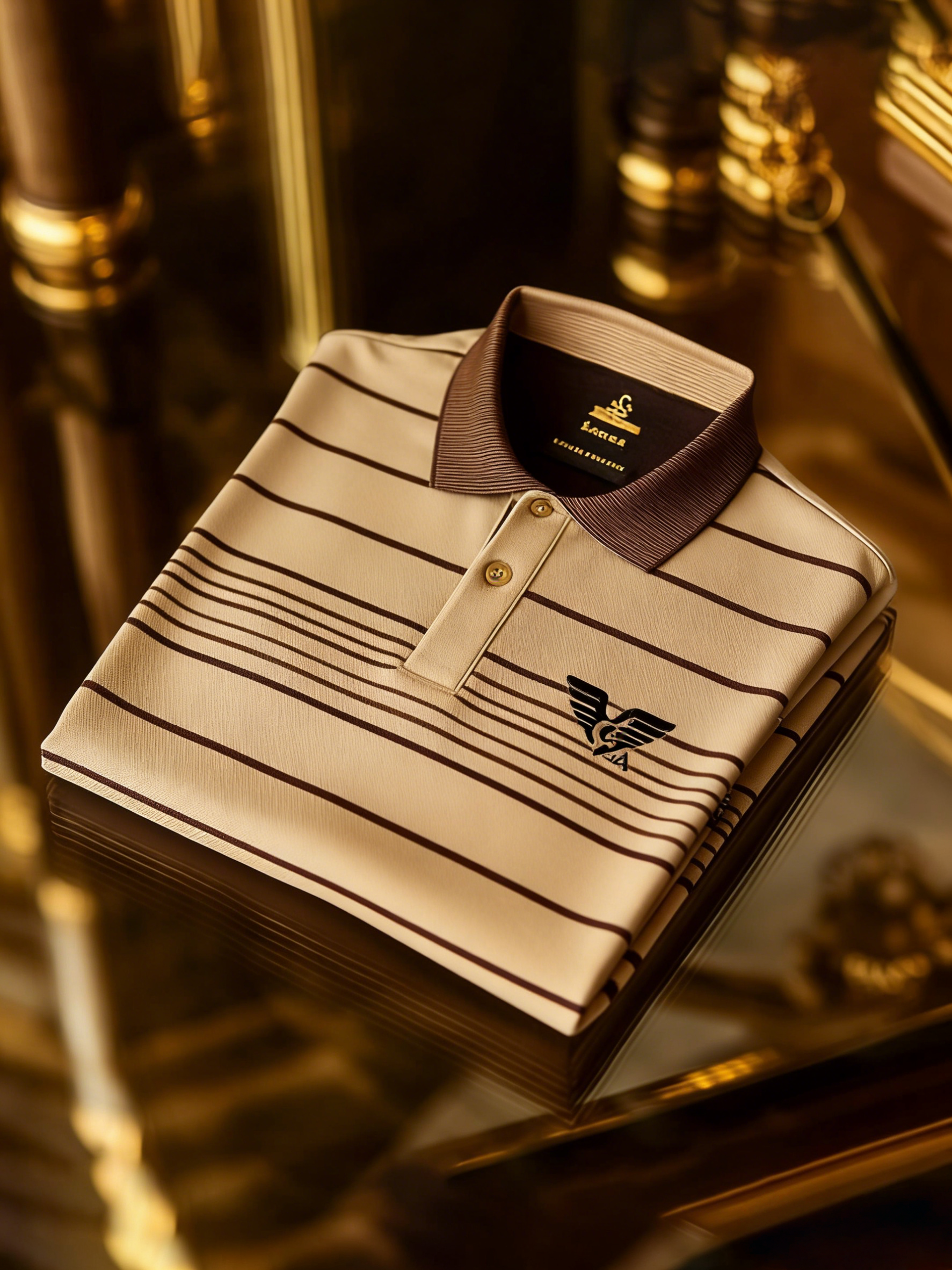 Men's Business Button-Down Short Sleeve Polo Shirt