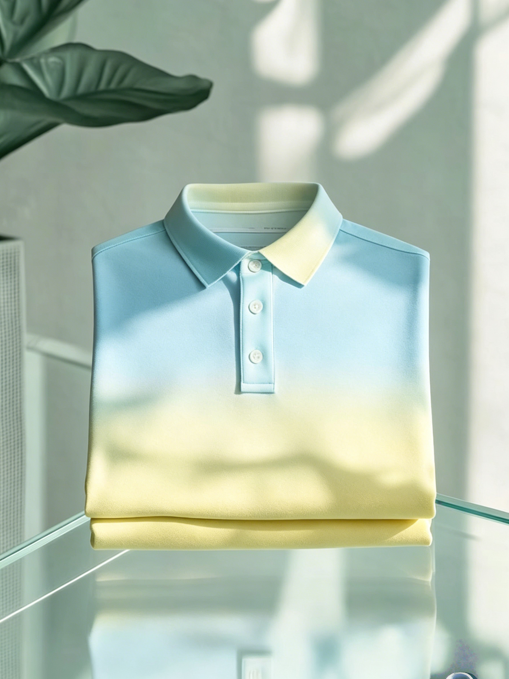 Men's Business Button-Down Short Sleeve Polo Shirt