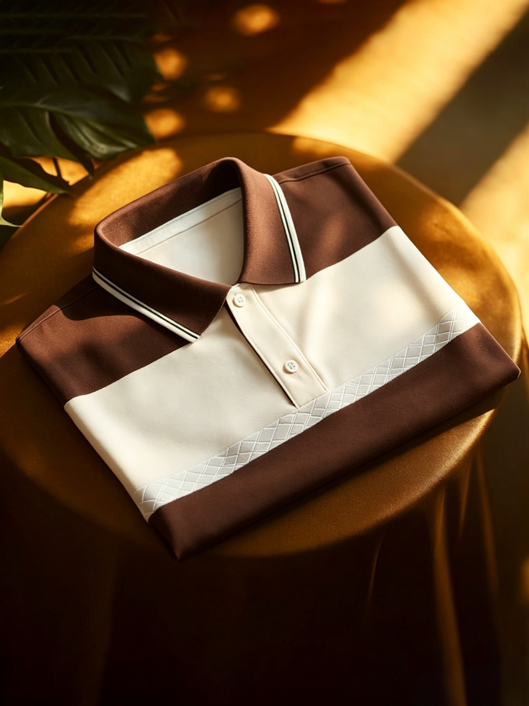 Men's Business Button-Down Short Sleeve Polo Shirt