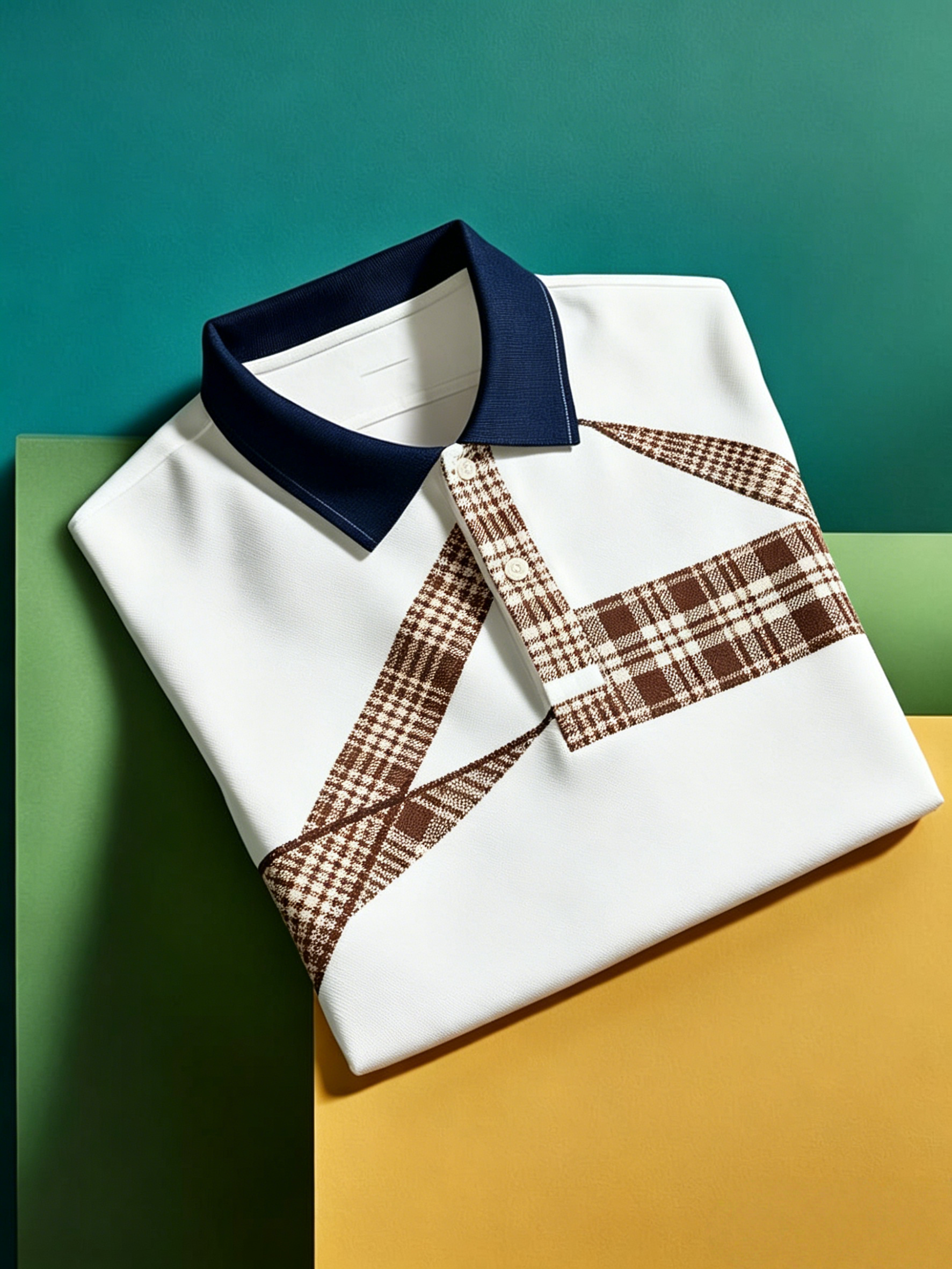 Men's Business Button-Down Short Sleeve Polo Shirt