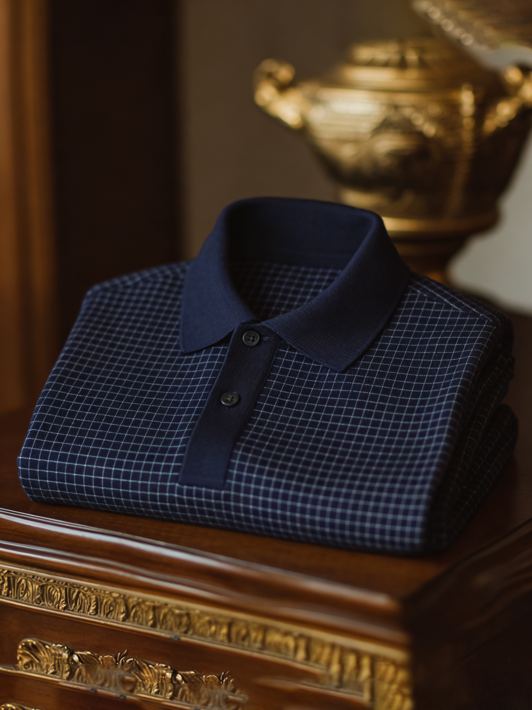 Men's Business Button-Down Short Sleeve Polo Shirt