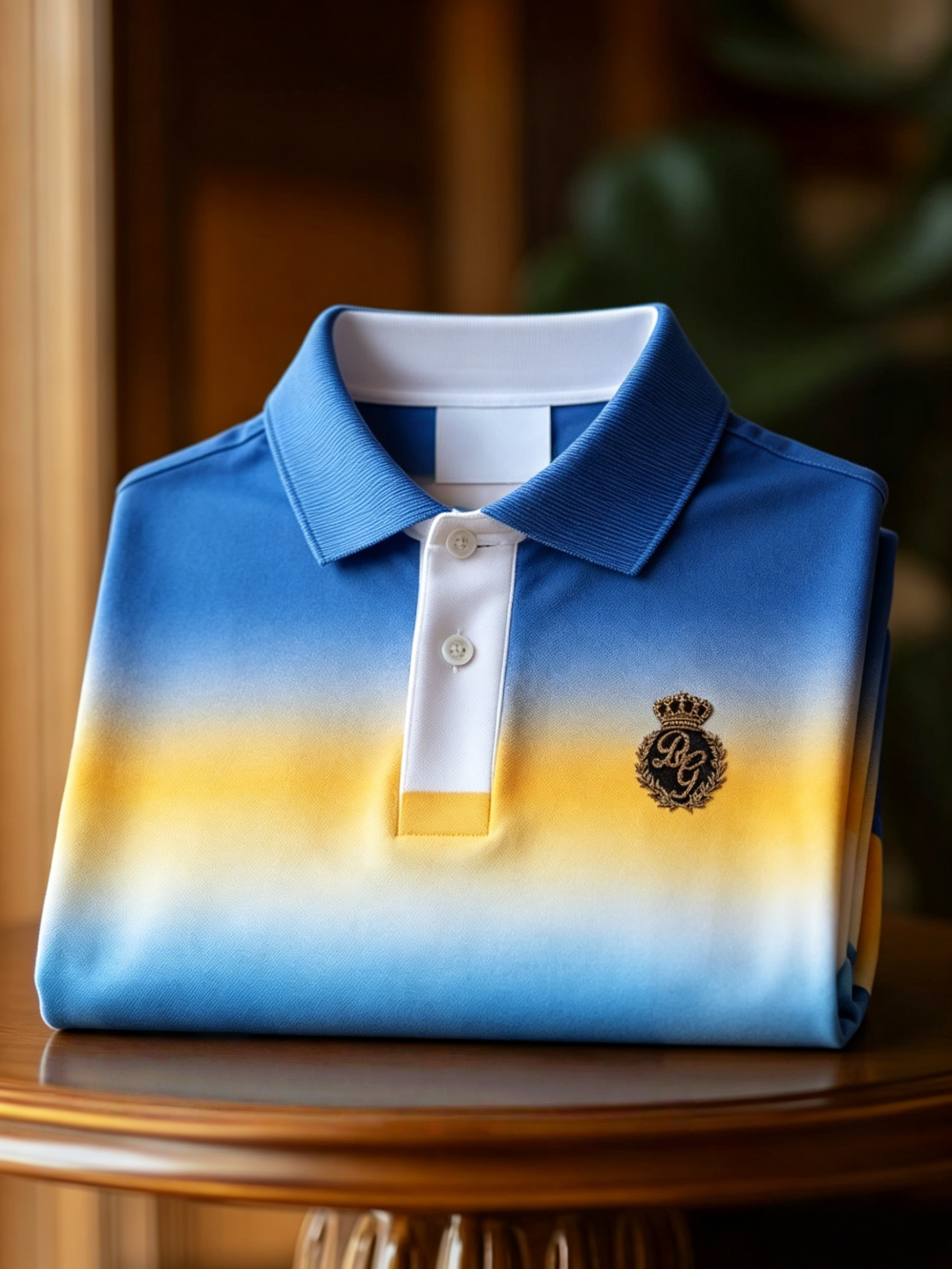 Men's Business Button-Down Short Sleeve Polo Shirt