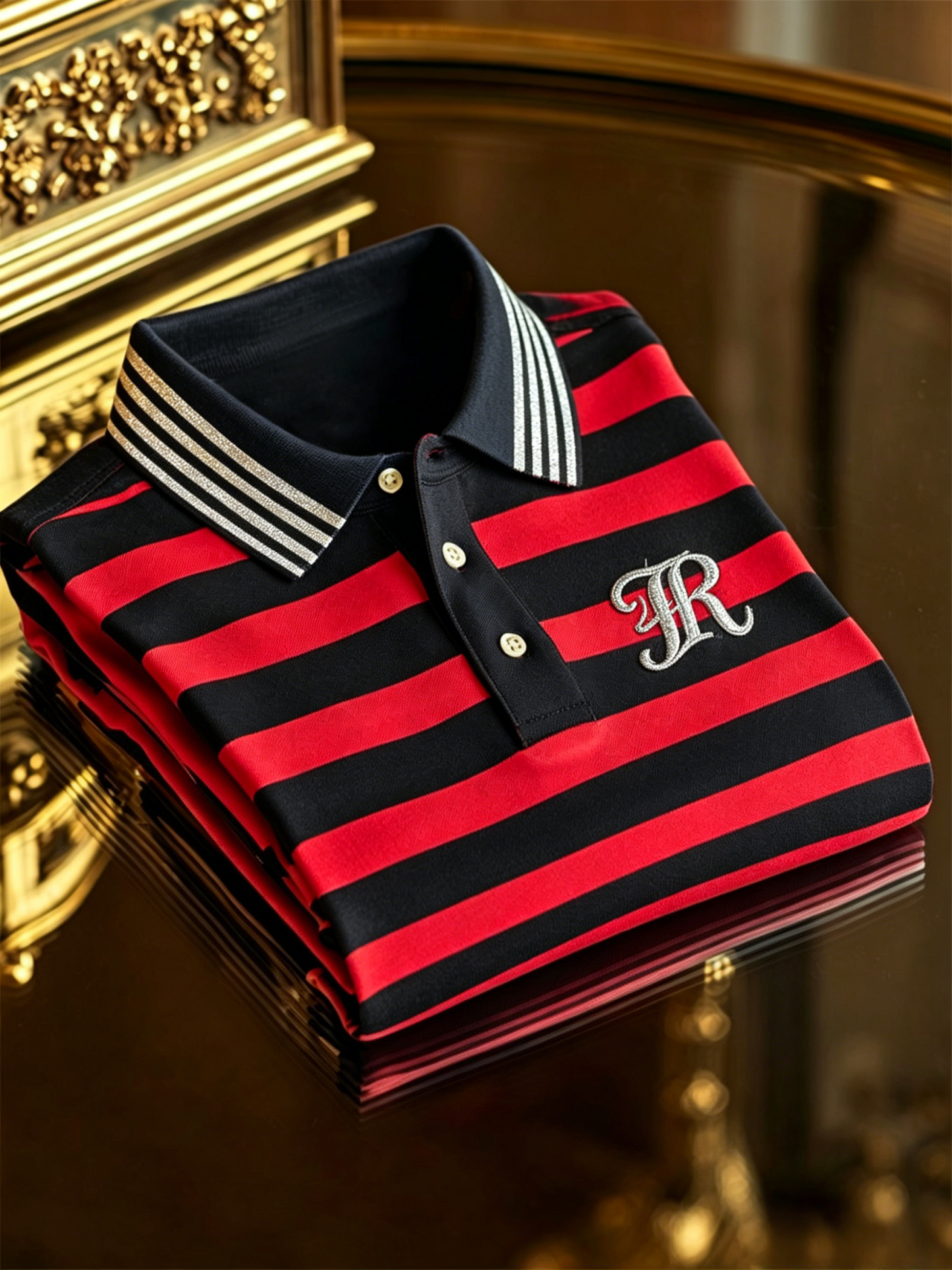 Men's Business Button-Down Short Sleeve Polo Shirt