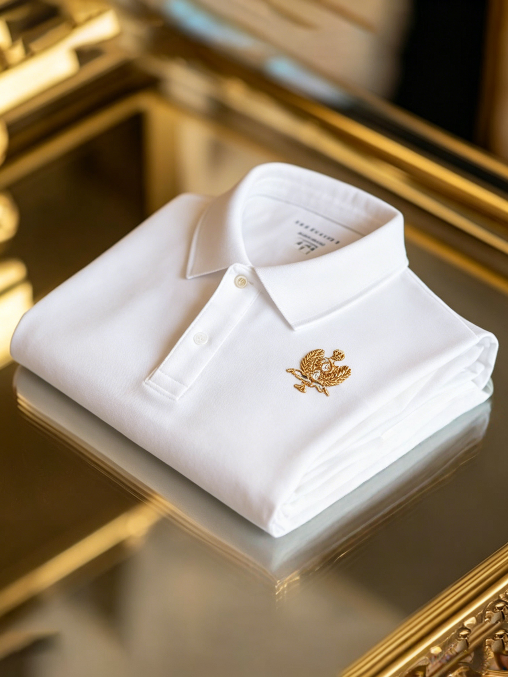 Men's Business Button-Down Short Sleeve Polo Shirt
