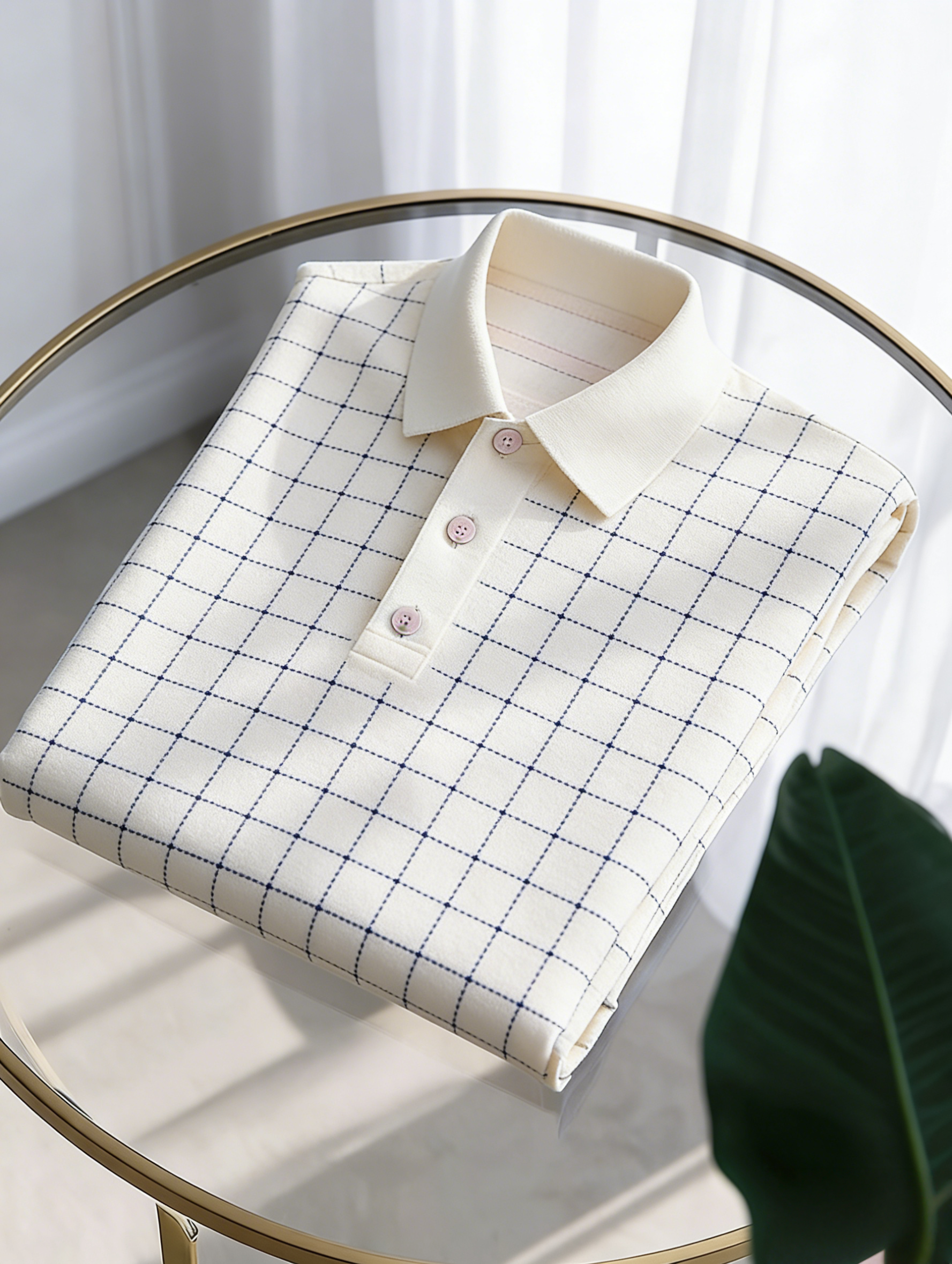 Men's Business Button-Down Short Sleeve Polo Shirt