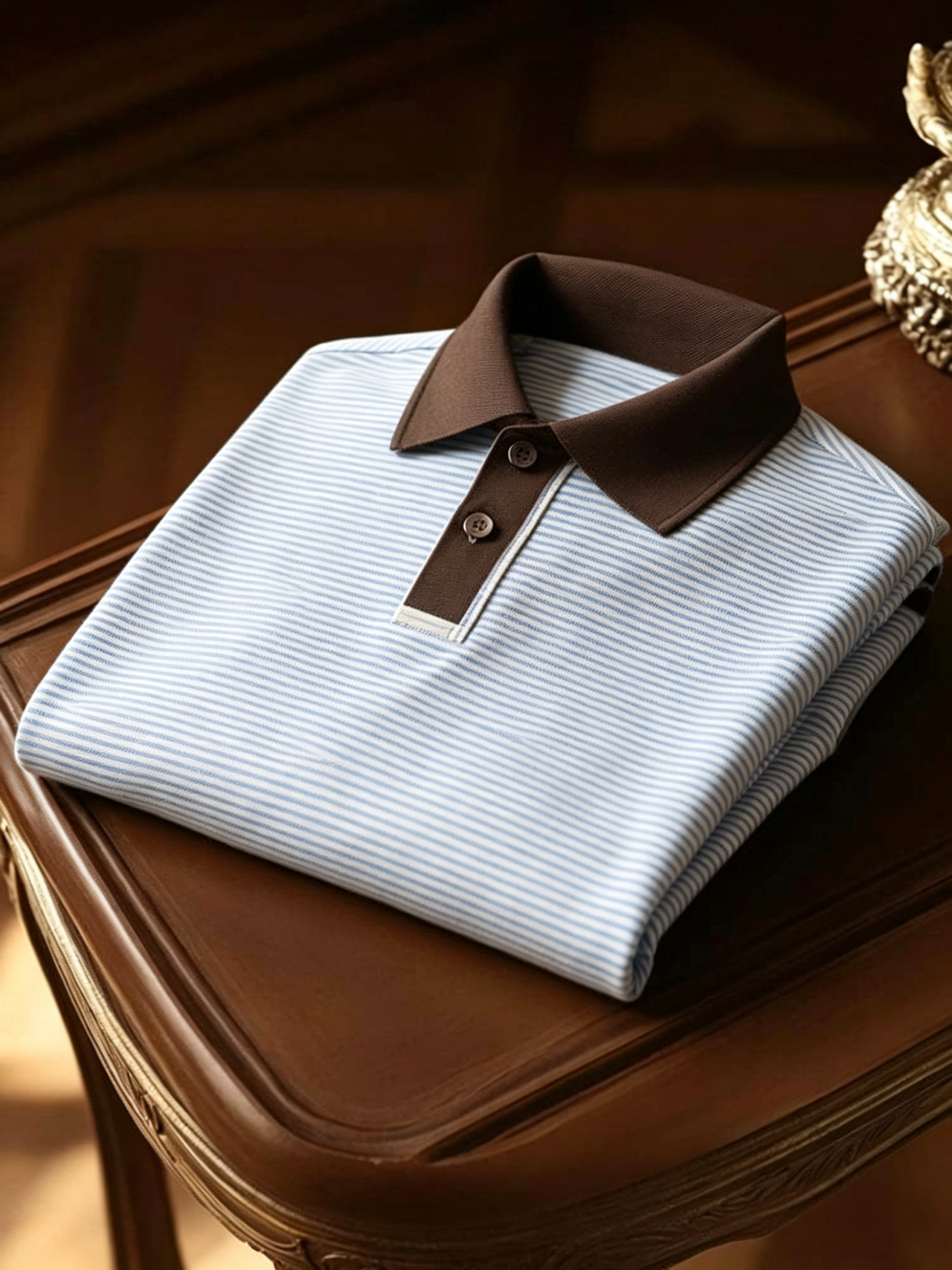 Men's Business Button-Down Short Sleeve Polo Shirt