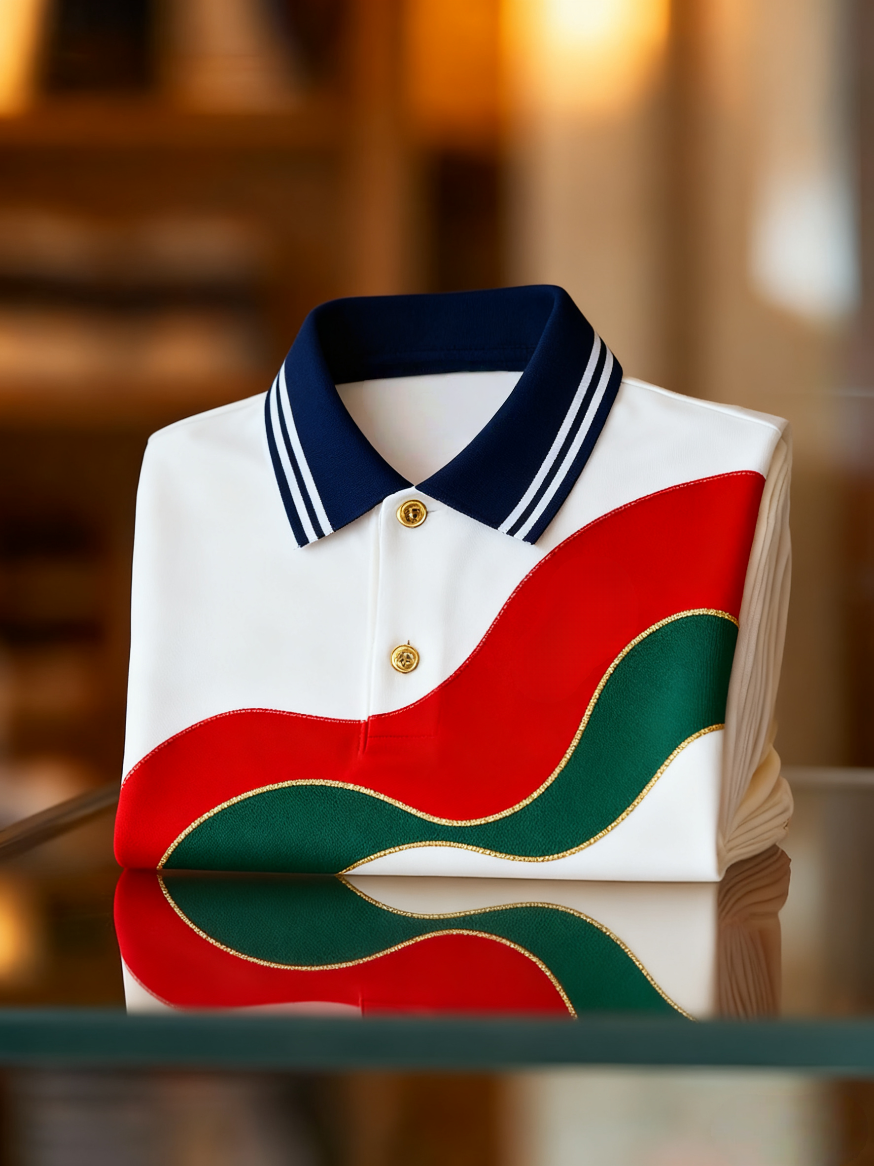 Men's Business Button-Down Short Sleeve Polo Shirt