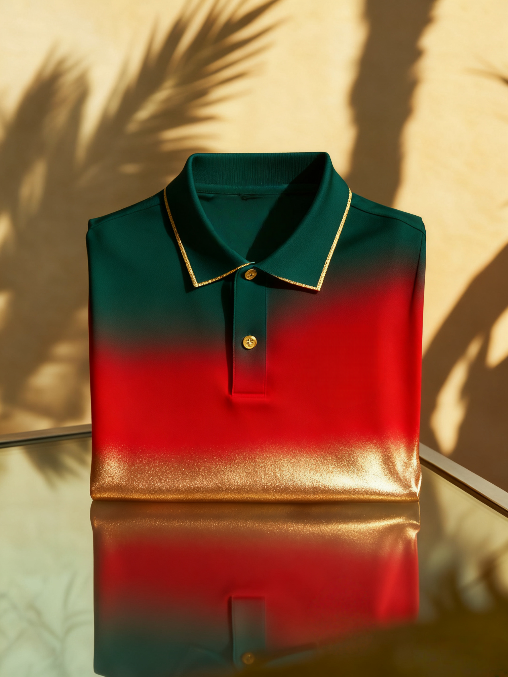 Men's Business Button-Down Short Sleeve Polo Shirt
