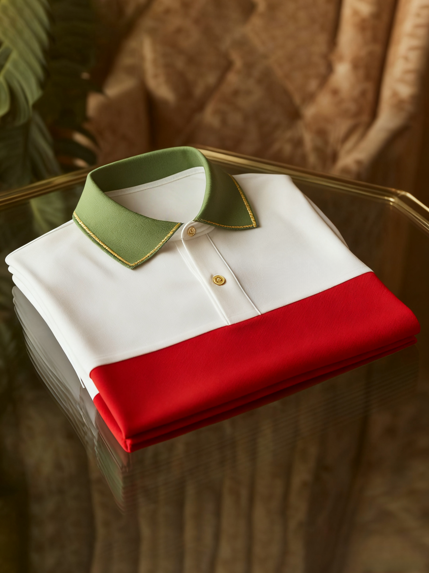 Men's Business Button-Down Short Sleeve Polo Shirt