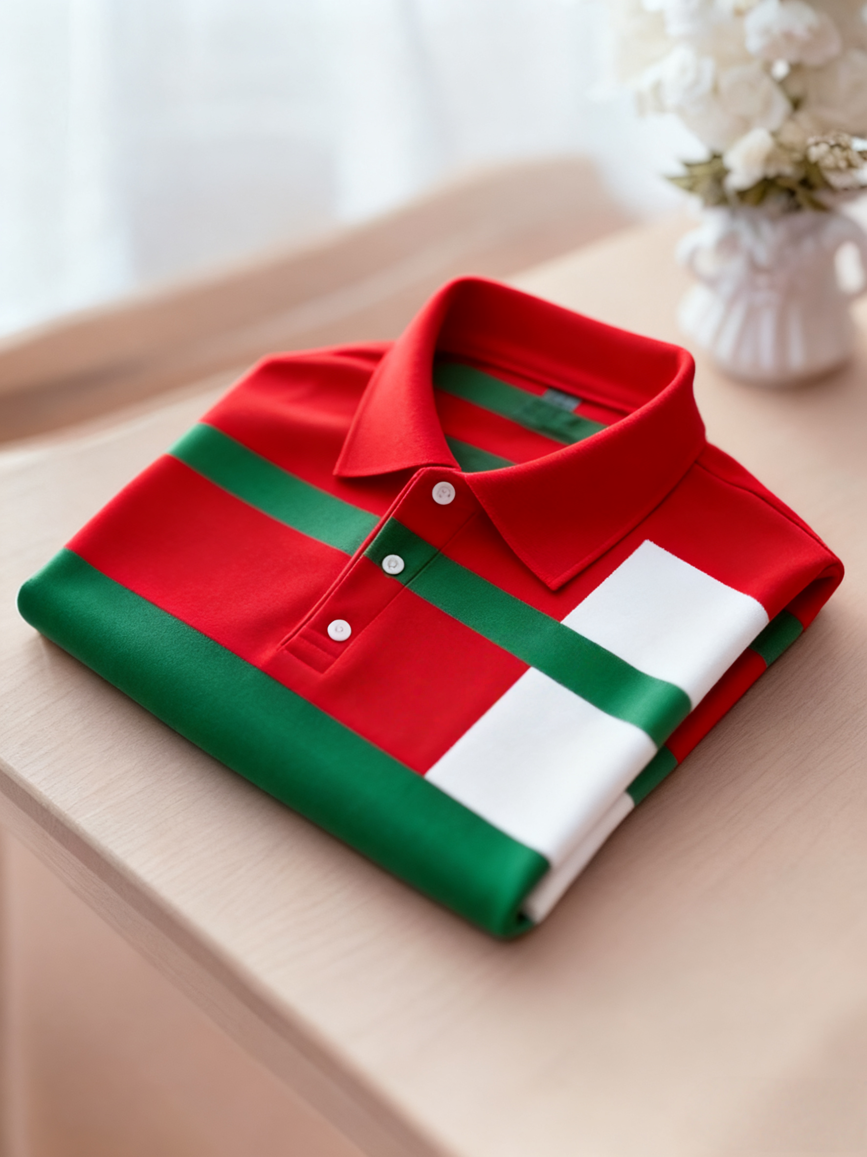 Men's Business Button-Down Short Sleeve Polo Shirt