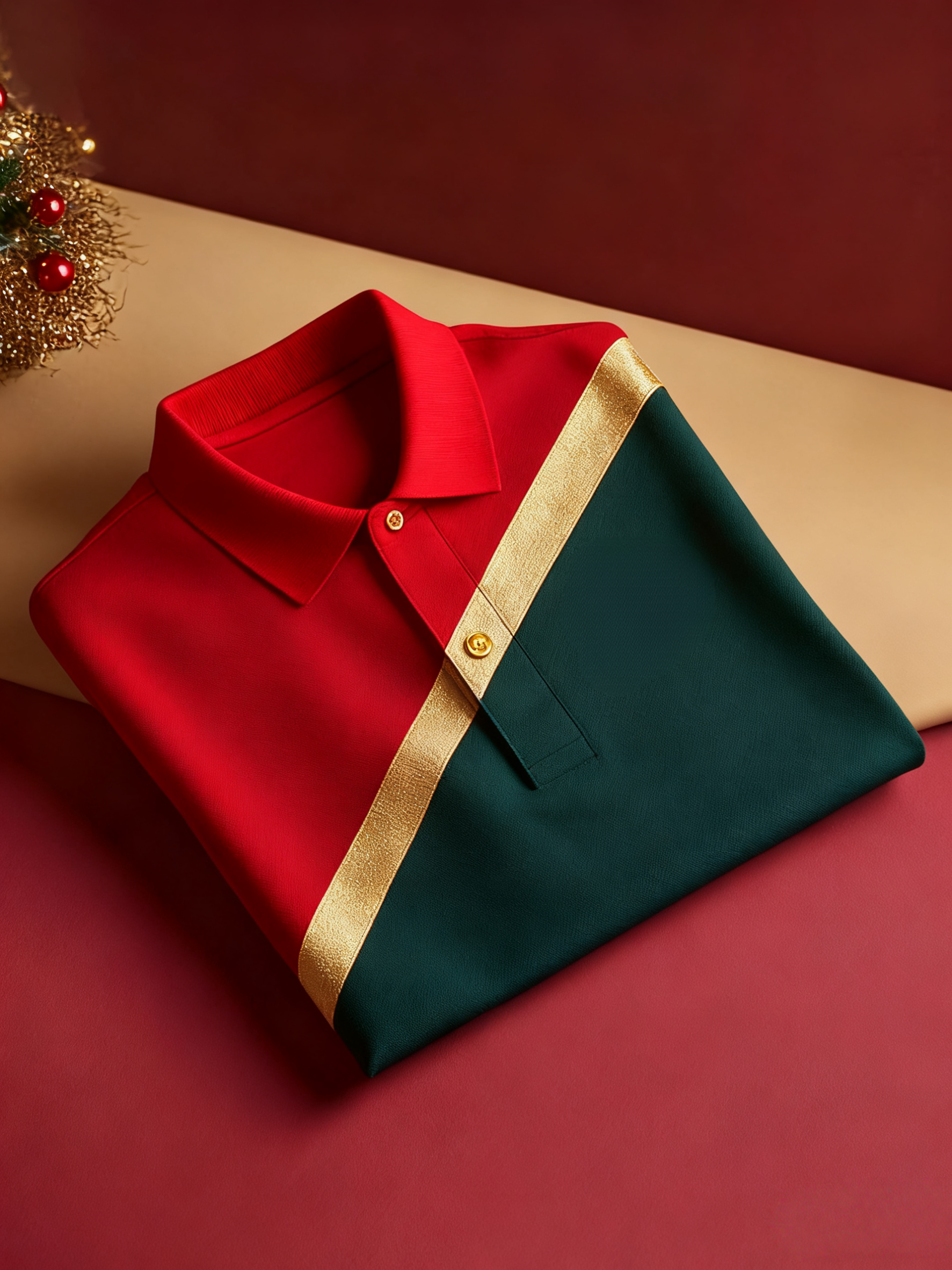 Men's Business Button-Down Short Sleeve Polo Shirt