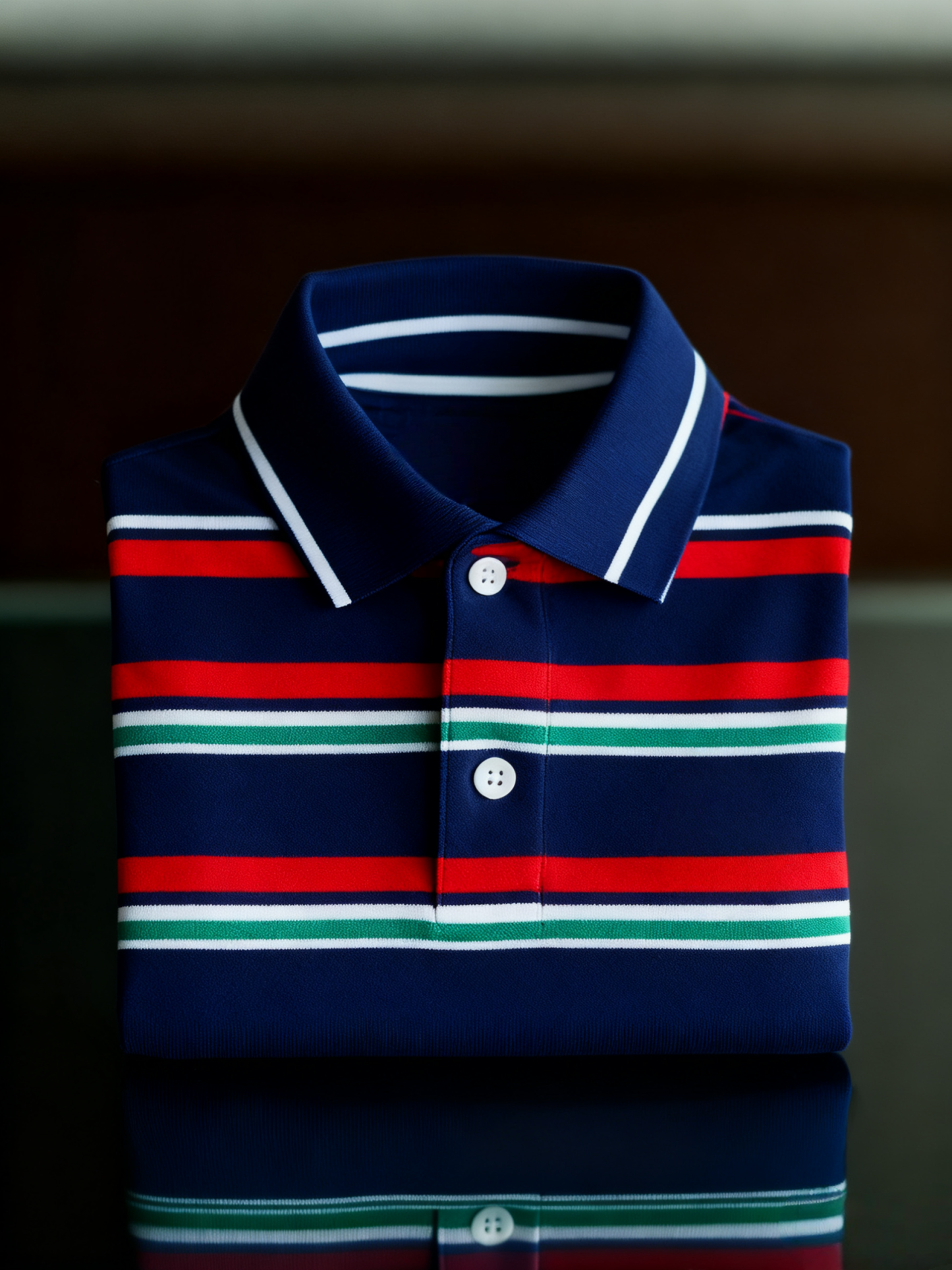 Men's Business Button-Down Short Sleeve Polo Shirt