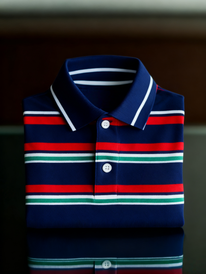 Men's Business Button-Down Short Sleeve Polo Shirt