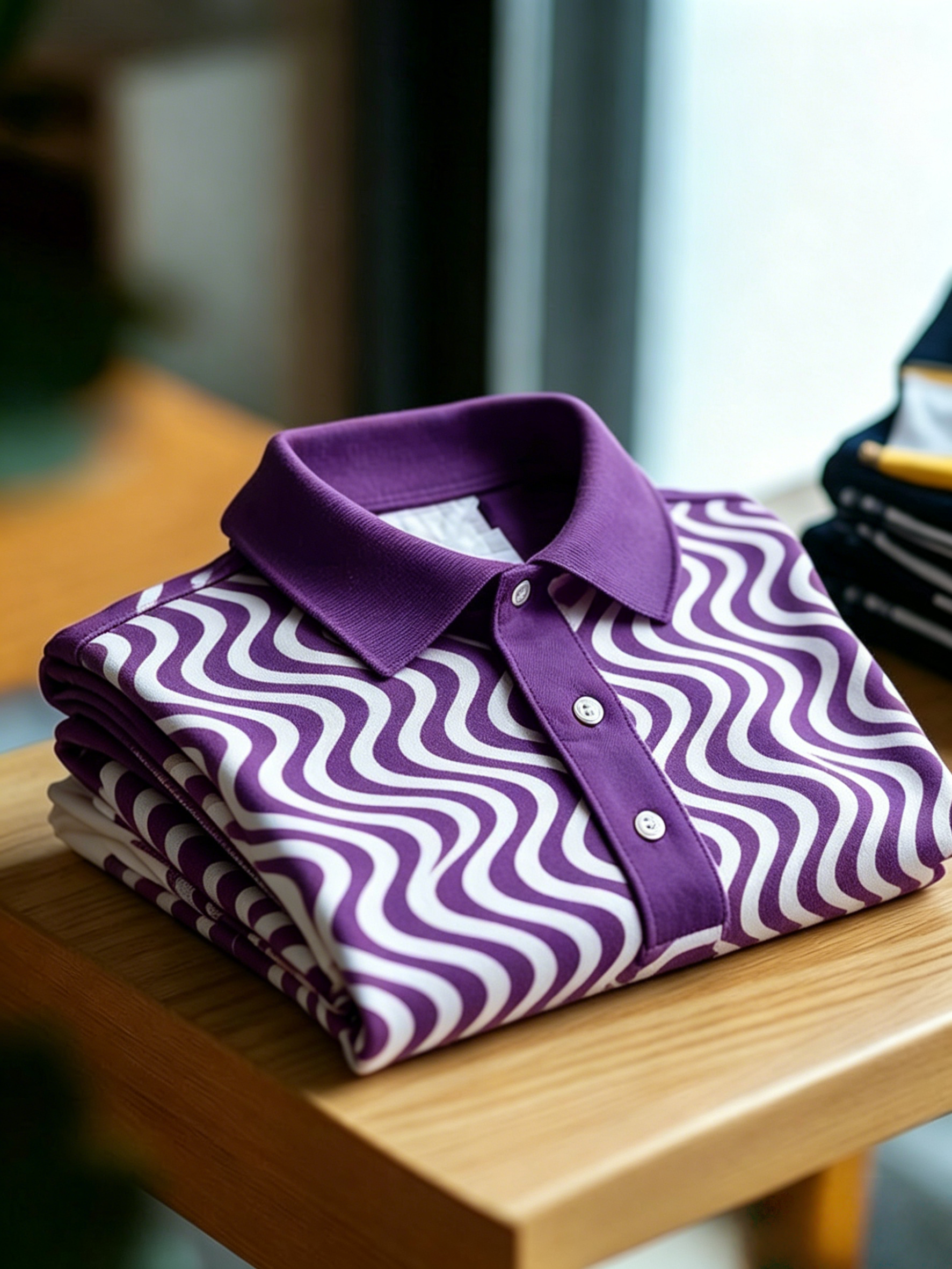 Men's Business Button-Down Short Sleeve Polo Shirt