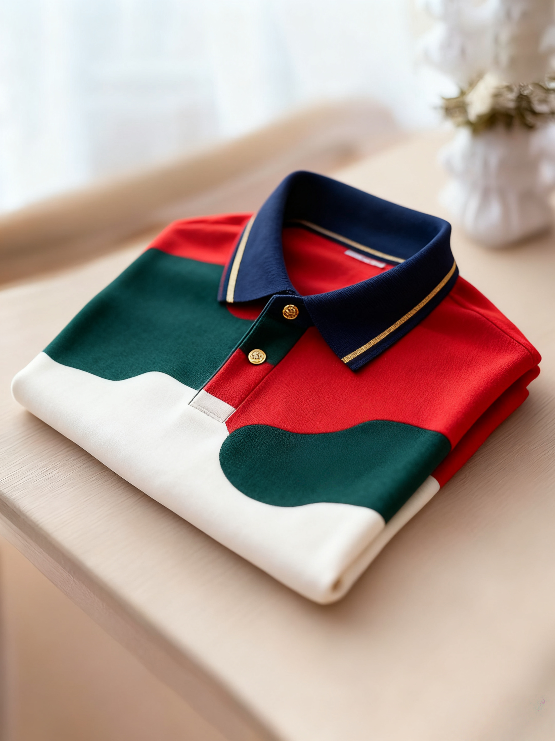 Men's Business Button-Down Short Sleeve Polo Shirt
