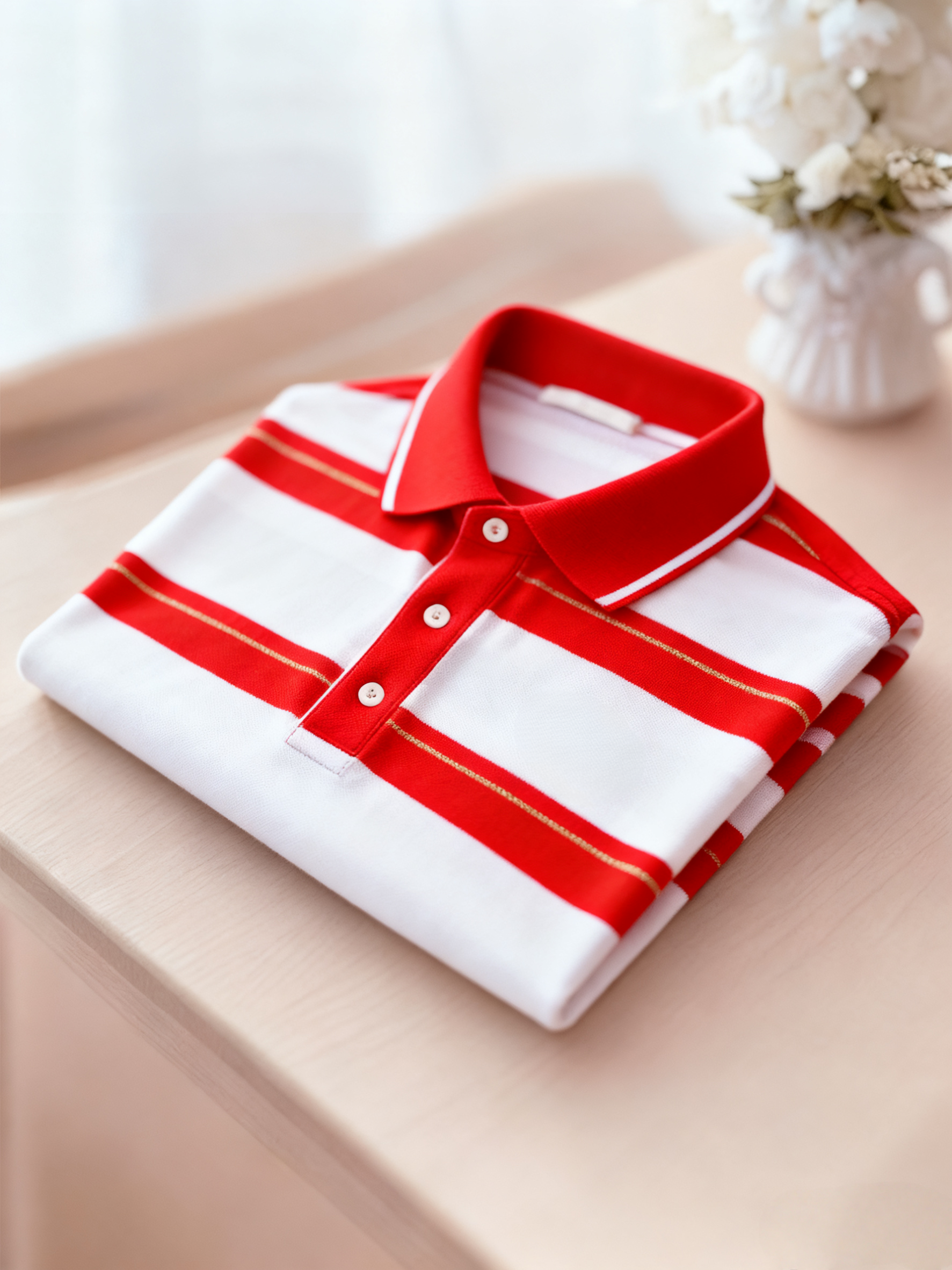 Men's Business Button-Down Short Sleeve Polo Shirt