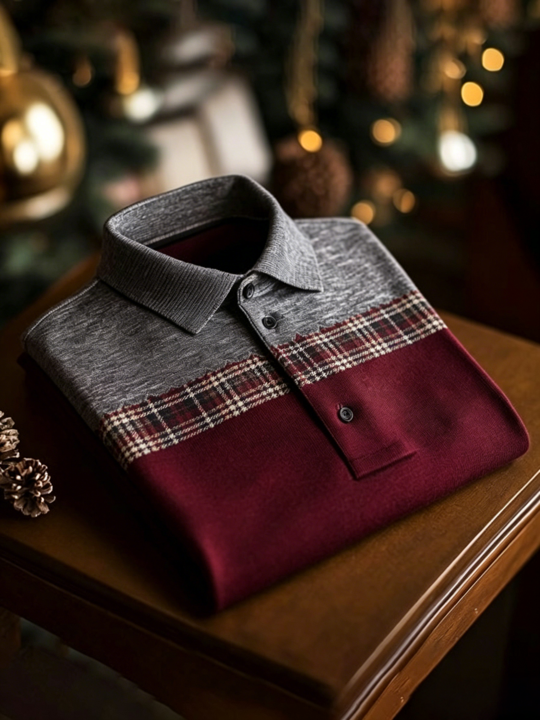 Men's Business Button-Down Short Sleeve Polo Shirt