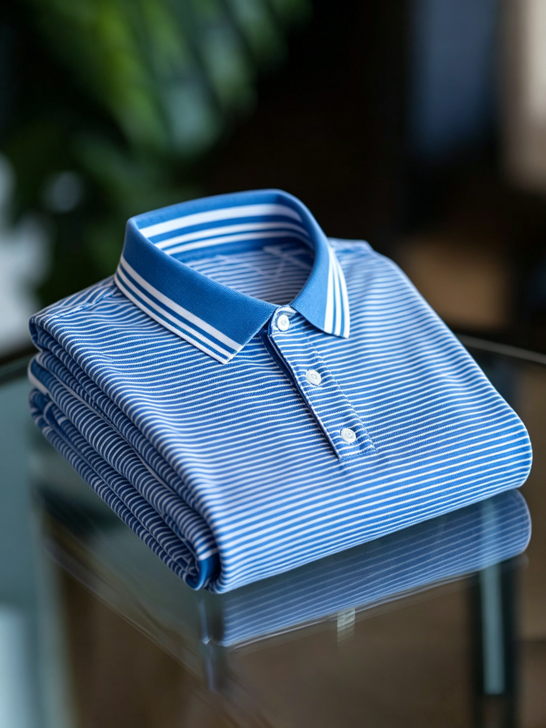 Men's Business Button-Down Short Sleeve Polo Shirt