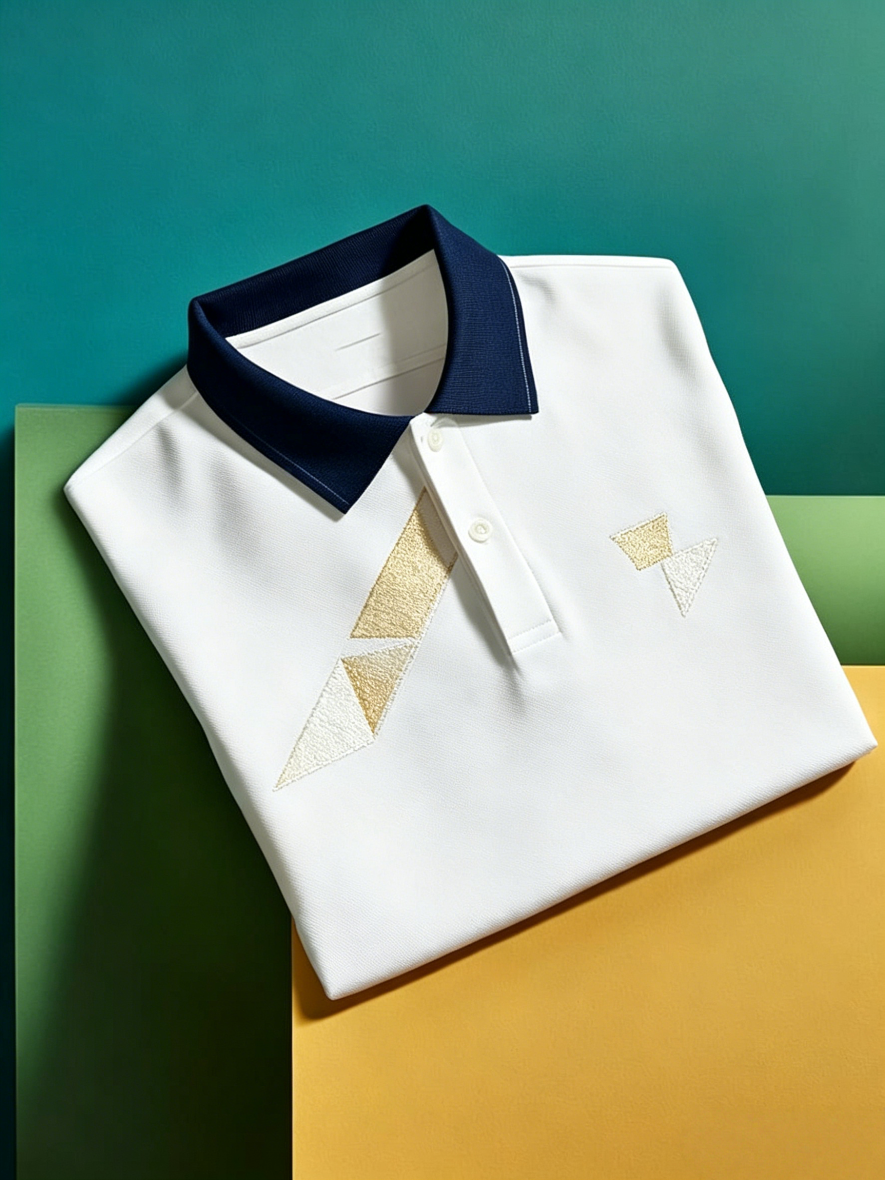 Men's Business Button-Down Short Sleeve Polo Shirt