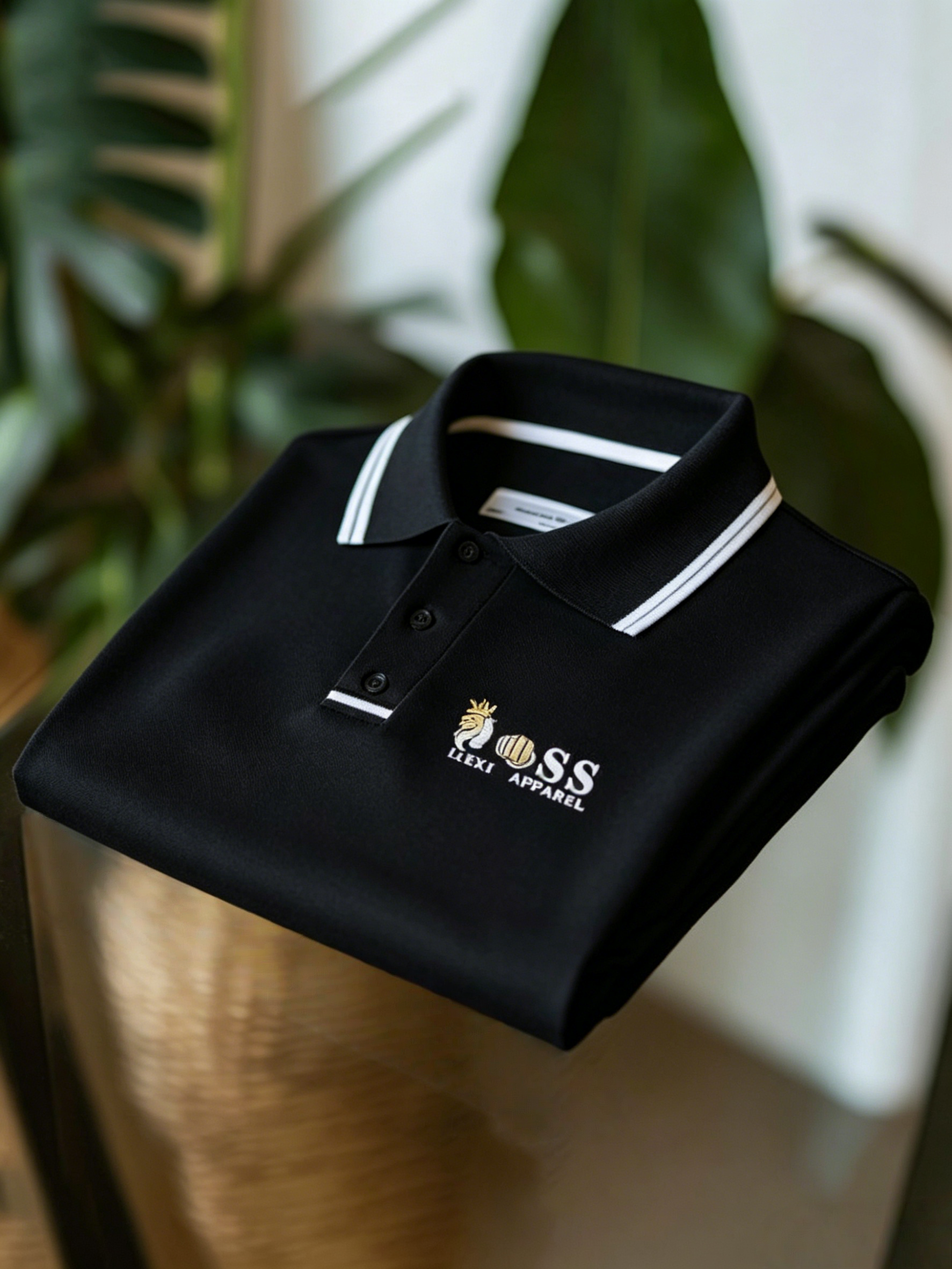 Men's Business Button-Down Short Sleeve Polo Shirt