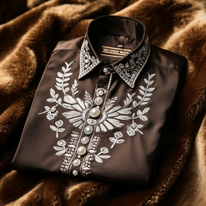 Classic Style wrinkle-resistant formal casual long sleeve shirt