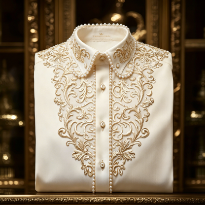 Classic Style wrinkle-resistant formal casual long sleeve shirt
