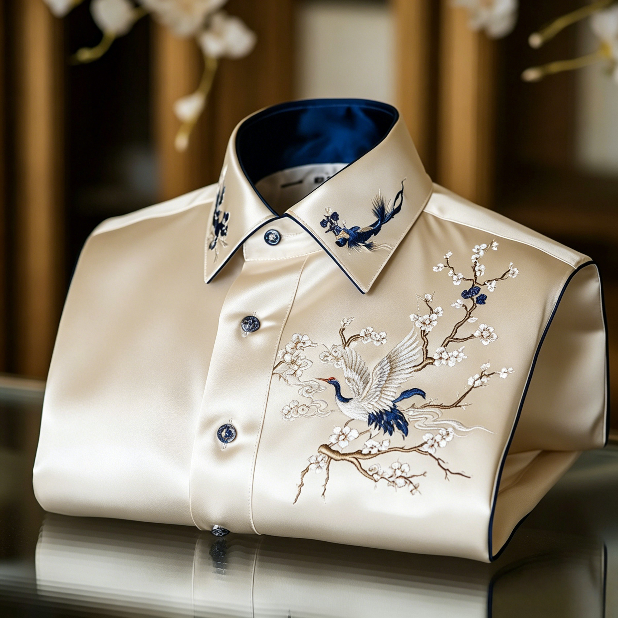 Classic Style wrinkle-resistant formal casual long sleeve shirt