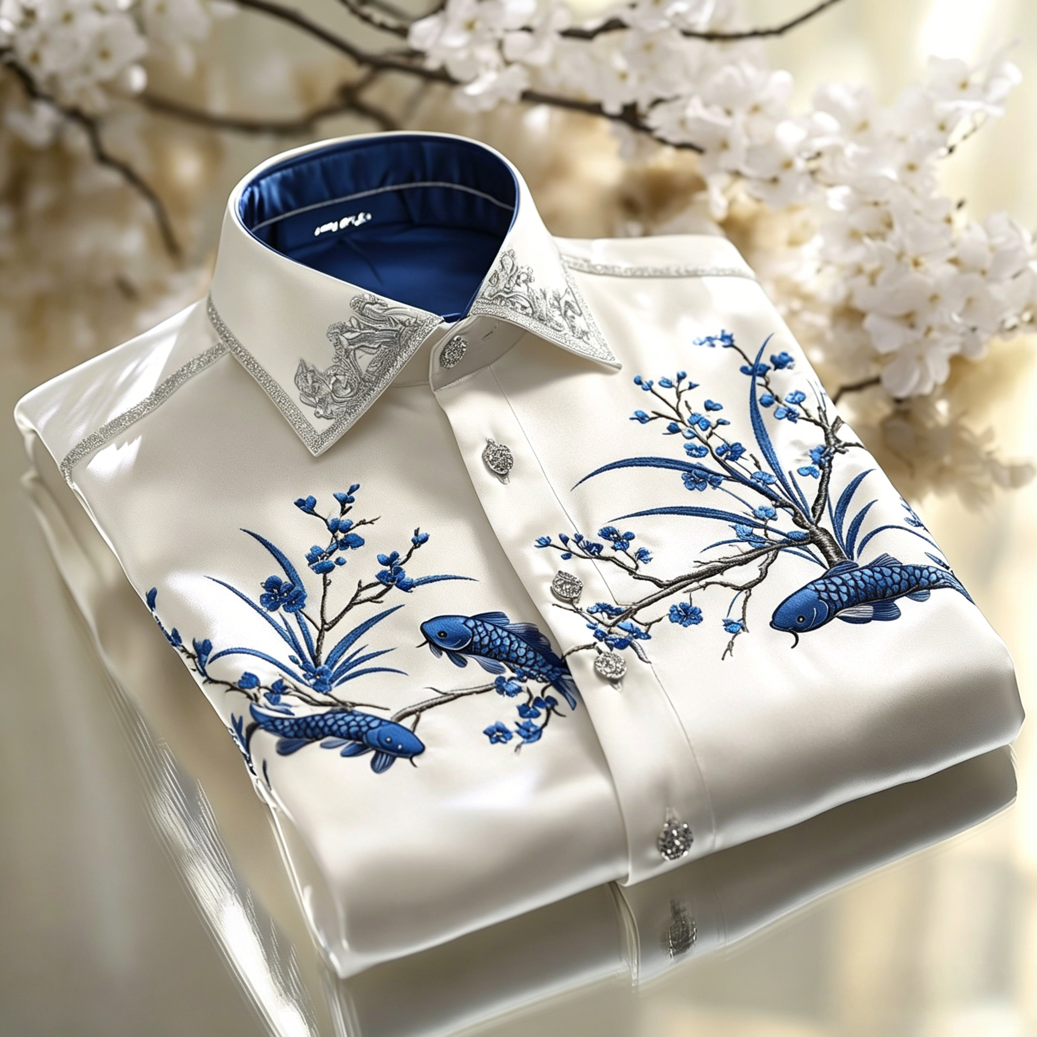 Classic Style wrinkle-resistant formal casual long sleeve shirt
