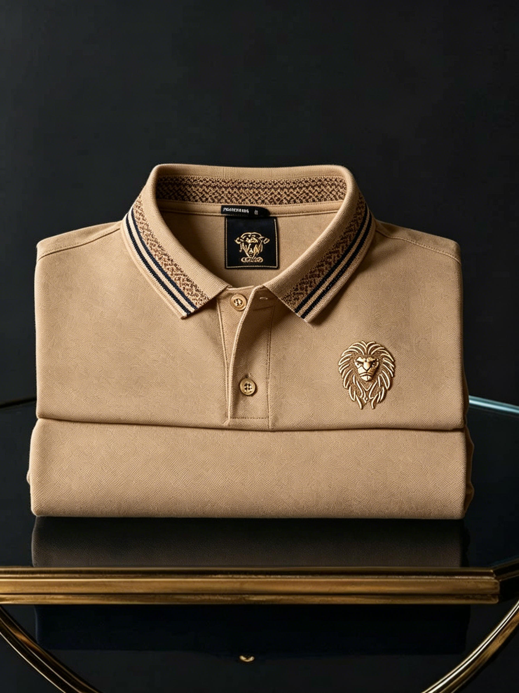 Men's Business Button-Down Short Sleeve Polo Shirt