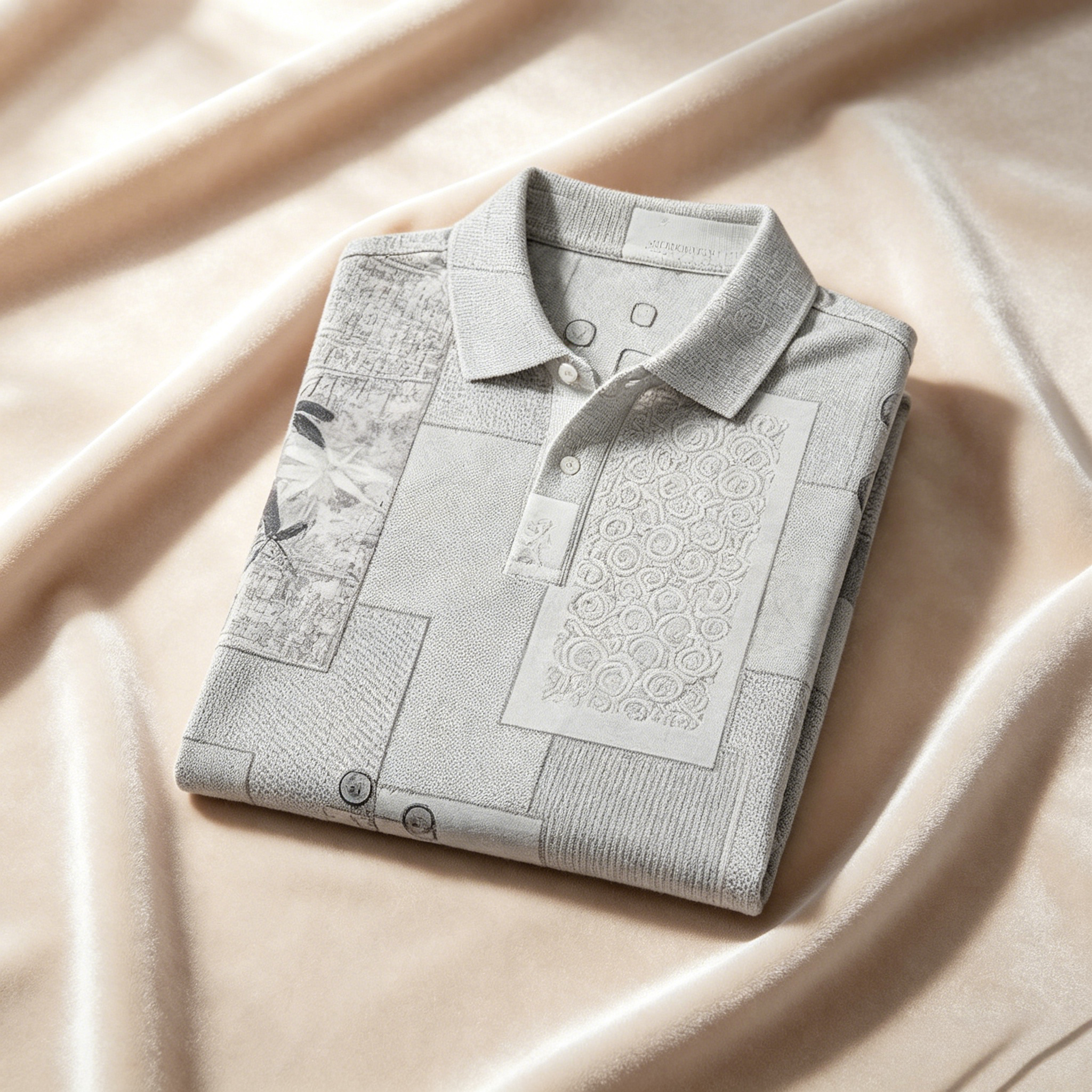 Men's Business Button-Down Short Sleeve Polo Shirt