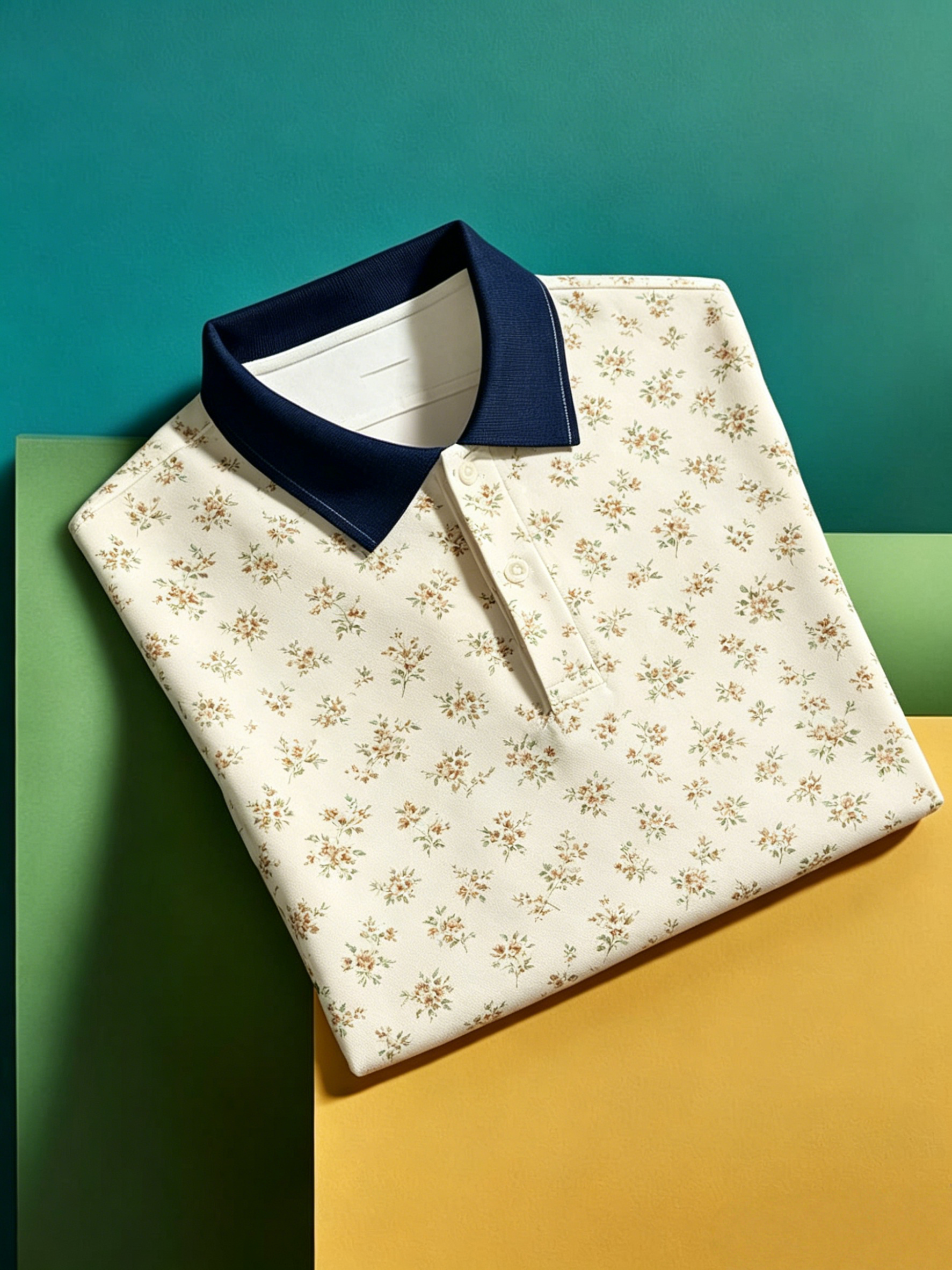 Men's Business Button-Down Short Sleeve Polo Shirt