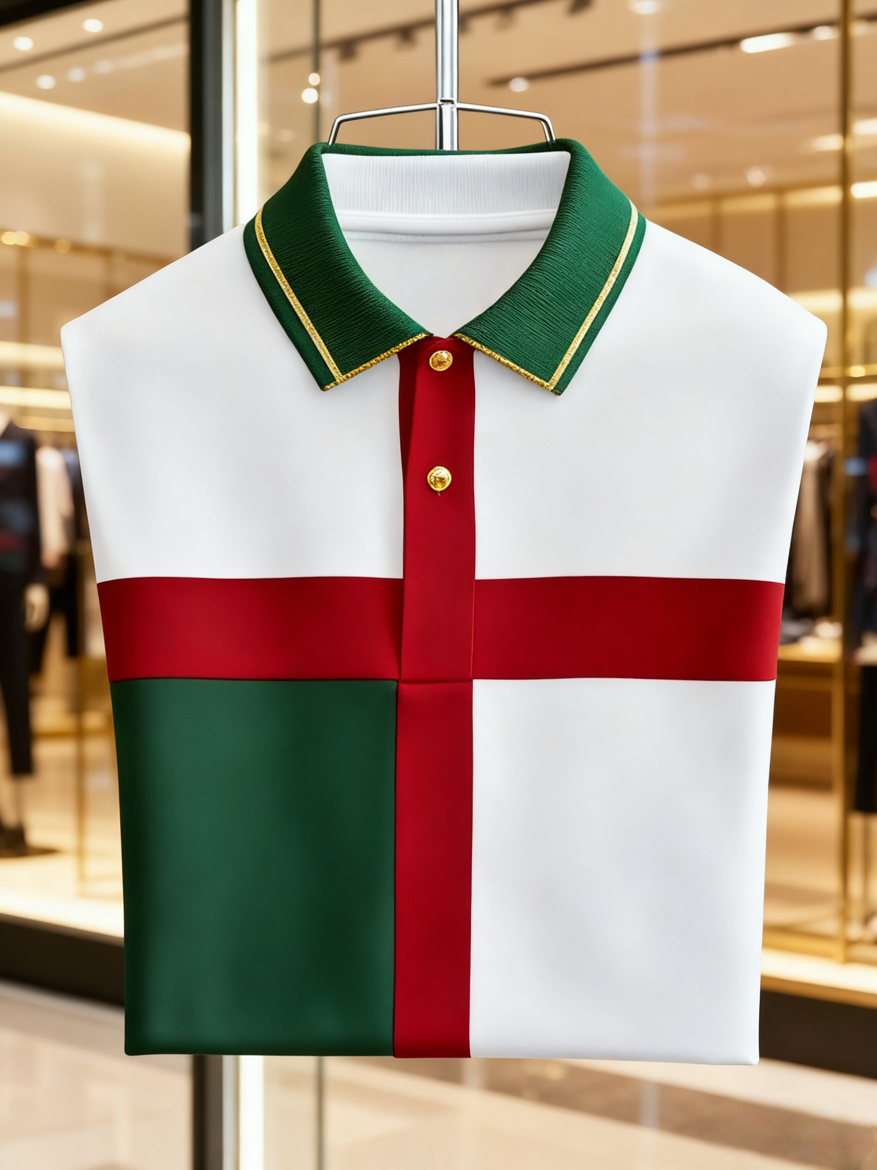 Men's Business Button-Down Short Sleeve Polo Shirt