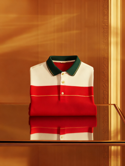 Men's Business Button-Down Short Sleeve Polo Shirt
