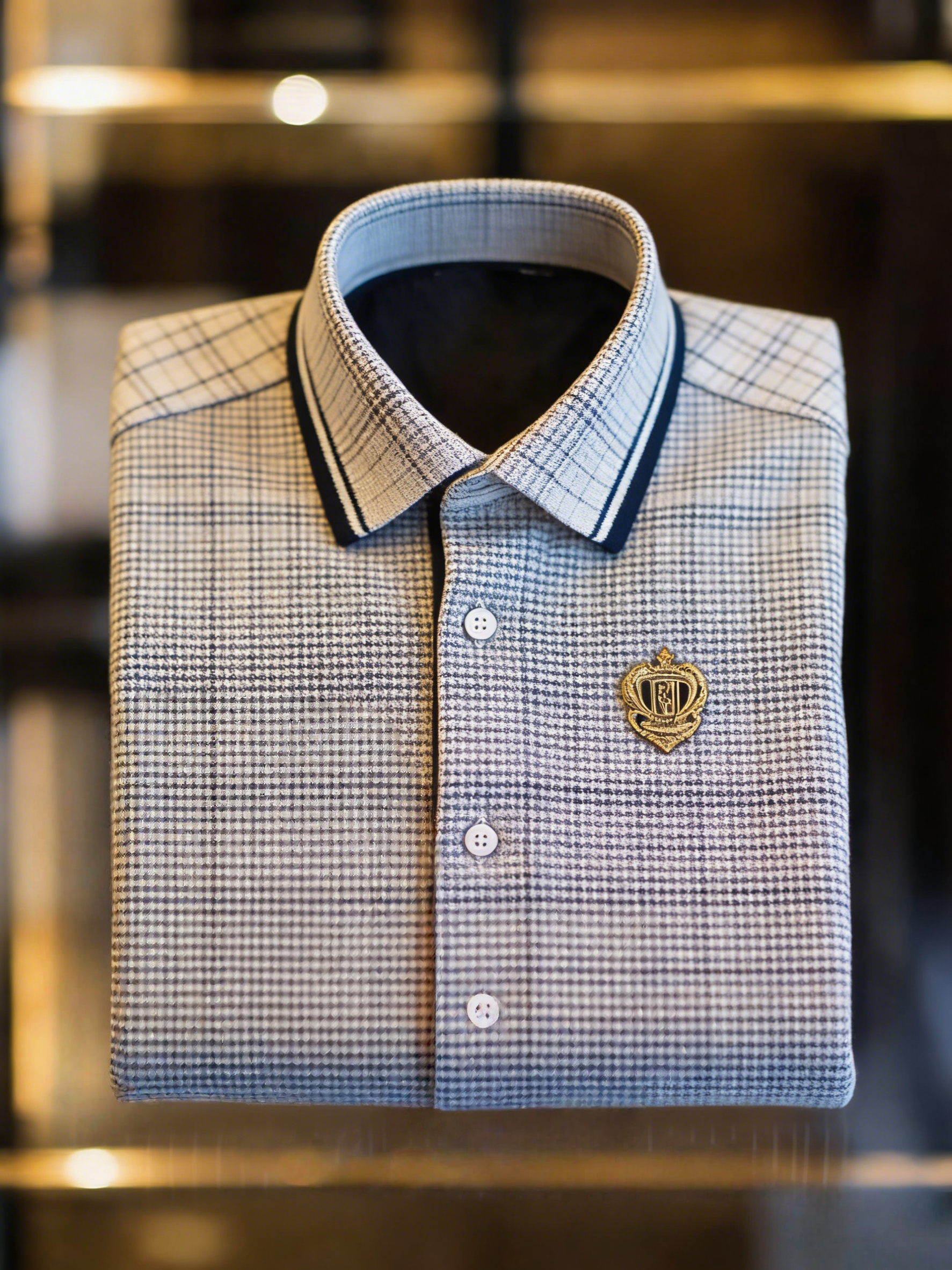 Men's Luxury Business Striped Long Sleeve Shirt