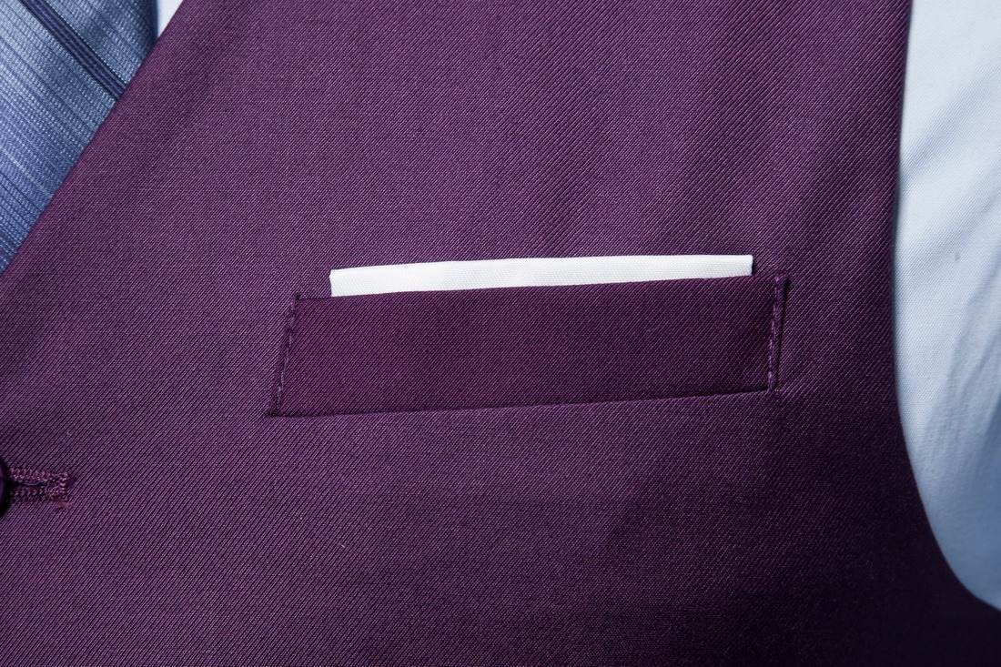 Men's Fashionable Solid Color Design Single-Breasted Pocket Design Versatile Slim-Fitting Vest