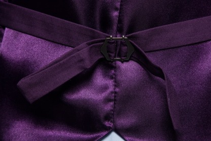 Men's Fashionable Solid Color Design Single-Breasted Pocket Design Versatile Slim-Fitting Vest