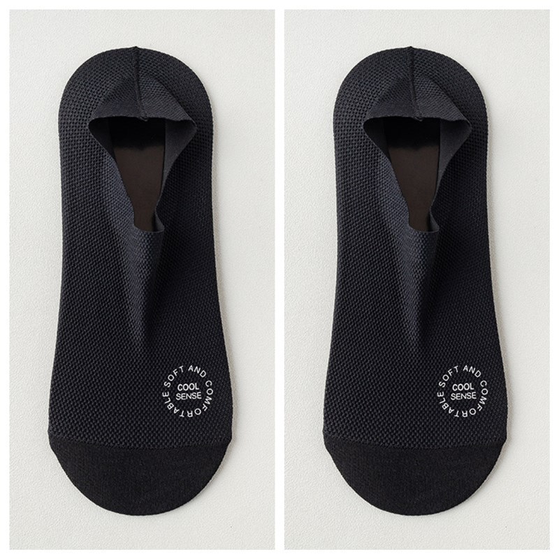 Men's Invisible Hollow Out Mesh Non-Slip Socks