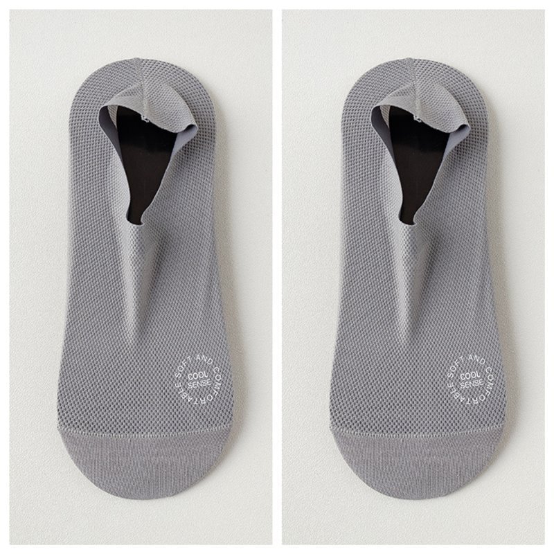 Men's Invisible Hollow Out Mesh Non-Slip Socks