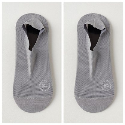 Men's Invisible Hollow Out Mesh Non-Slip Socks