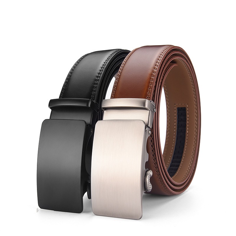 Men's automatic buckle belt