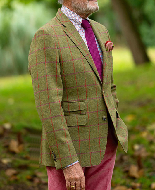 [Copy]Men's Fashion Casual Two Button Large Pocket Plaid Blazer