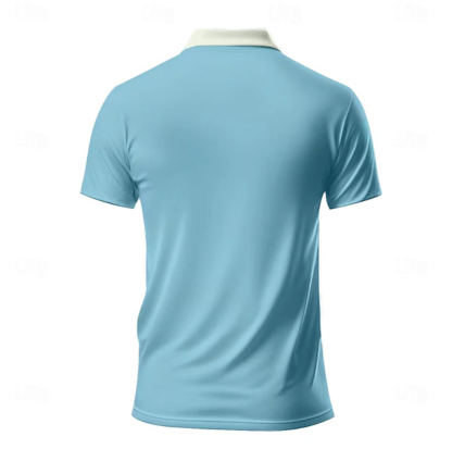 Men's Hawaiian Polo Shirts Golf Shirt Short Sleeve Polo Shirts