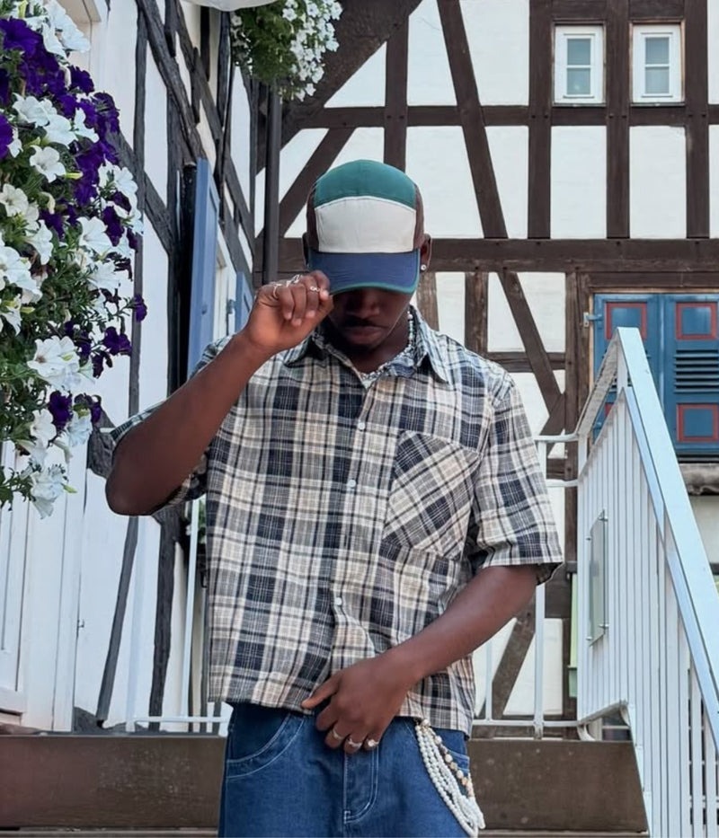 Men's Business Casual Comfort Colorblock five-panel Cap