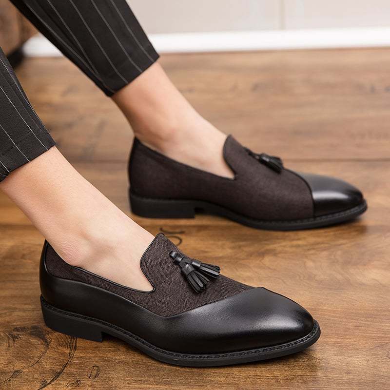 Retro Business Casual Tassel Leather Shoes