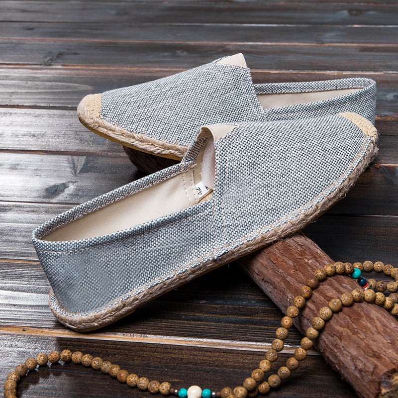 Men'S Casual Linen Espadrilles