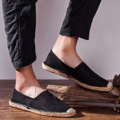 Men'S Casual Linen Espadrilles
