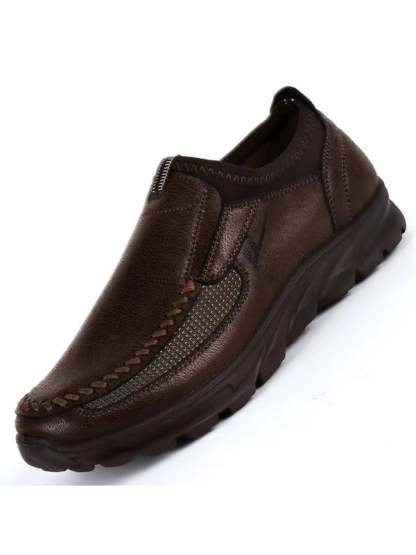 Men's Fashion Solid Leather Shoes