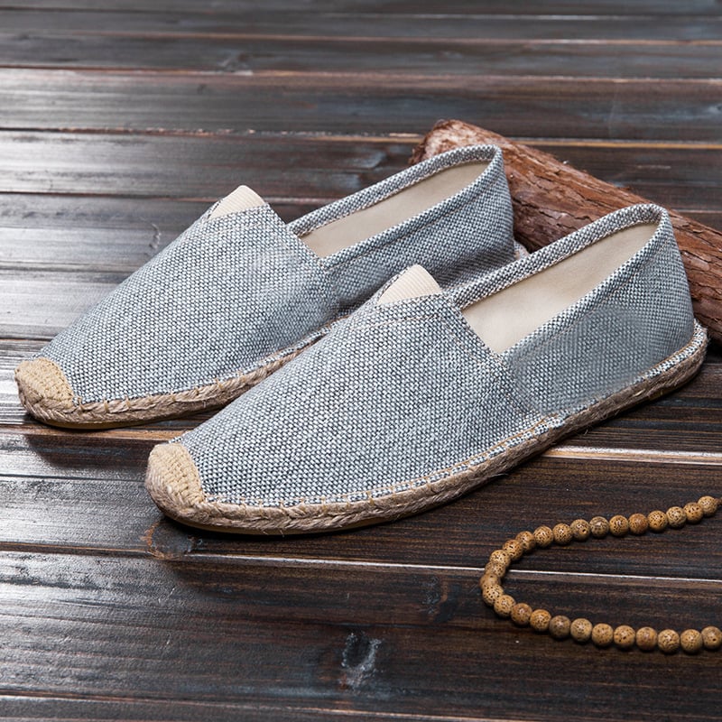 Men'S Casual Linen Espadrilles